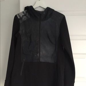 The north face tie dye half zip sweater.